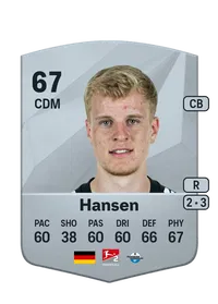 Mattes Hansen Common 67 Overall Rating