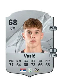 Aljoša Vasić Rare 68 Overall Rating