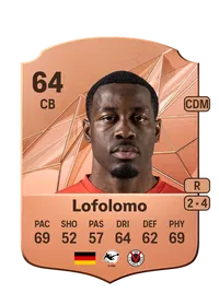 Enrique Lofolomo Rare 64 Overall Rating