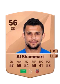 Abdulrahman Al Shammari Common 56 Overall Rating