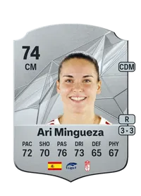 Ari Mingueza Rare 74 Overall Rating