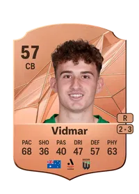 Kane Vidmar Rare 57 Overall Rating