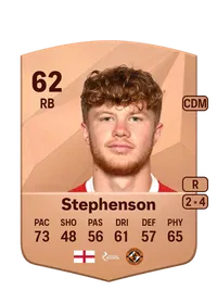 Luca Stephenson Common 62 Overall Rating