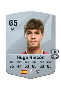 Hugo Rincón Common 65 Overall Rating