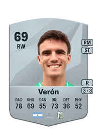 Tomás Verón Common 69 Overall Rating