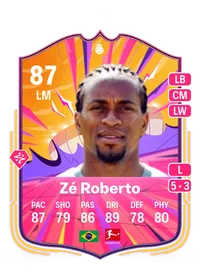 Zé Roberto UT Heroes 87 Overall Rating