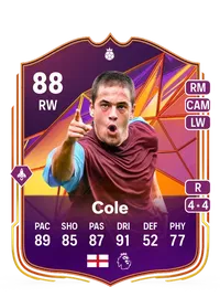 Joe Cole Out of Position 88 Overall Rating