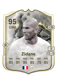 Zinedine Zidane Thunderstruck ICON 95 Overall Rating