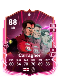 Jamie Carragher Prime Hero 88 Overall Rating