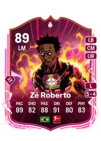 Zé Roberto Prime Hero 89 Overall Rating