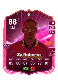 Zé Roberto GOLAZO Hero 86 Overall Rating