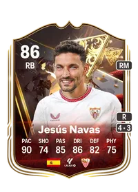 Jesús Navas Centurions 86 Overall Rating