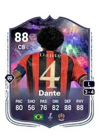 Dante NumeroFUT 88 Overall Rating