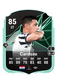 Óscar Cardozo SQUAD FOUNDATIONS 85 Overall Rating