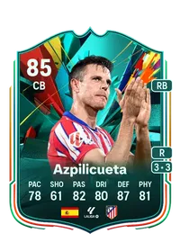 Azpilicueta Total Rush 85 Overall Rating