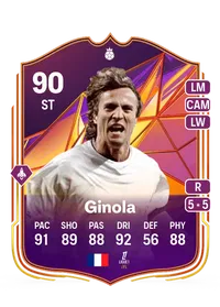 David Ginola Track Stars Hero 90 Overall Rating