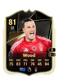 Chris Wood Team of the Week 81 Overall Rating