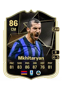 Henrikh Mkhitaryan Team of the Week 86 Overall Rating