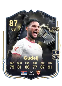 Nemanja Gudelj Thunderstruck 87 Overall Rating