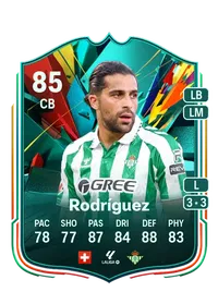 Ricardo Rodríguez Total Rush 85 Overall Rating