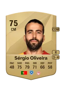 Sérgio Oliveira Common 75 Overall Rating