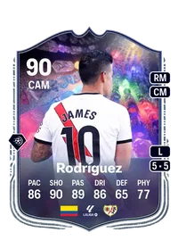 James Rodríguez NumeroFUT 90 Overall Rating