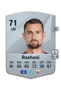 Elbasan Rashani Common 71 Overall Rating