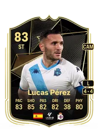 Lucas Pérez Team of the Week 83 Overall Rating