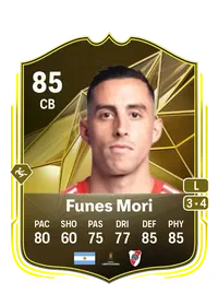 Ramiro Funes Mori Squad Battles Mastery 85 Overall Rating