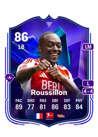 Jérôme Roussillon FC Pro Live 86 Overall Rating