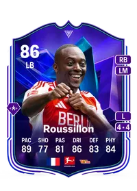 Jérôme Roussillon FC Pro Live 86 Overall Rating