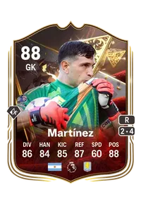 Emiliano Martínez Centurions 88 Overall Rating