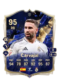 Carvajal Team of the Year 95 Overall Rating