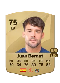 Juan Bernat Common 75 Overall Rating