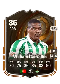 William Carvalho Ultimate Succession 86 Overall Rating