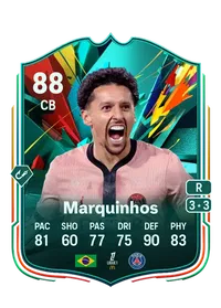 Marquinhos Total Rush 88 Overall Rating