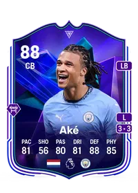 Nathan Aké FC Pro Live 88 Overall Rating