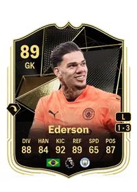 Ederson Team of the Week 89 Overall Rating