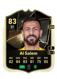 Abdullah Al Salem Team of the Week 83 Overall Rating