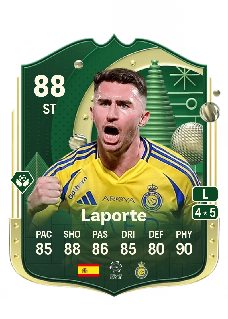 Aymeric Laporte Winter Wildcards 88 Overall Rating
