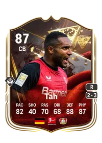 Jonathan Tah Centurions 87 Overall Rating