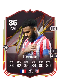 Thomas Lemar World Tour 86 Overall Rating