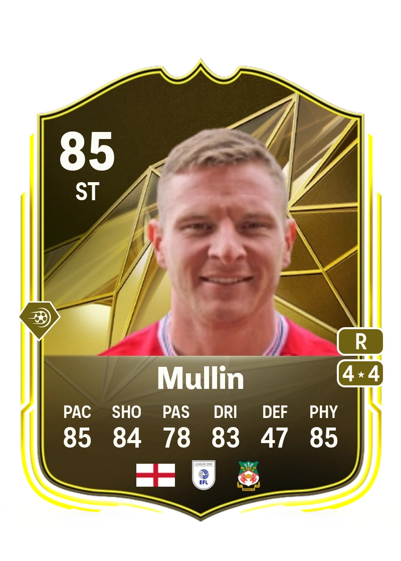 Paul Mullin Squad Battles Mastery 85 Overall Rating