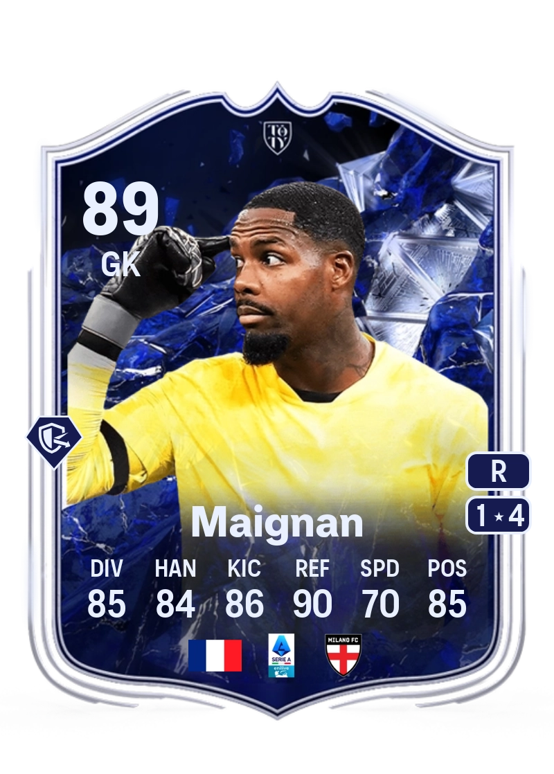 Mike Maignan TOTY Honourable Mentions 89 Overall Rating