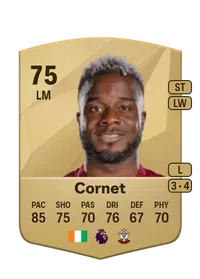 Maxwel Cornet Common 75 Overall Rating