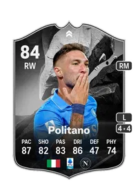 Matteo Politano SHOWDOWN 84 Overall Rating