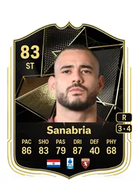 Antonio Sanabria Team of the Week 83 Overall Rating