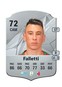 César Falletti Rare 72 Overall Rating