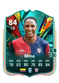 Yerry Mina Total Rush 84 Overall Rating