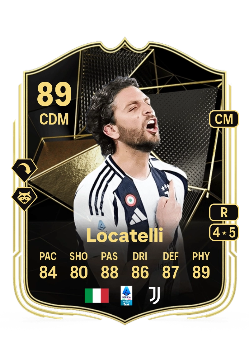 Manuel Locatelli Team of the Week 89 Overall Rating